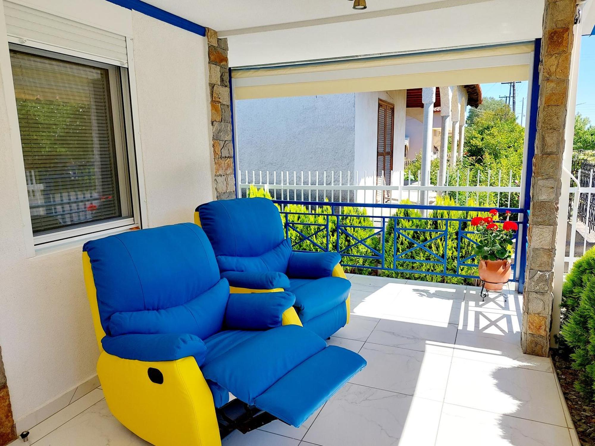 Villa Blue House Nea Kallikrateia 외부 사진